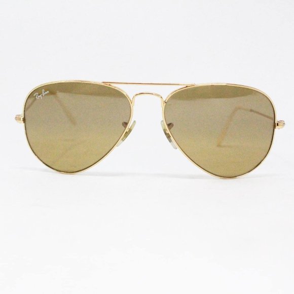 RAY-BAN #38403 Gold Frame Gradient Aviator Sunglasses main image 5